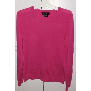 Lord Taylor Pink 100% Cashmere Crew Neck Long Sleeve Sweater XS